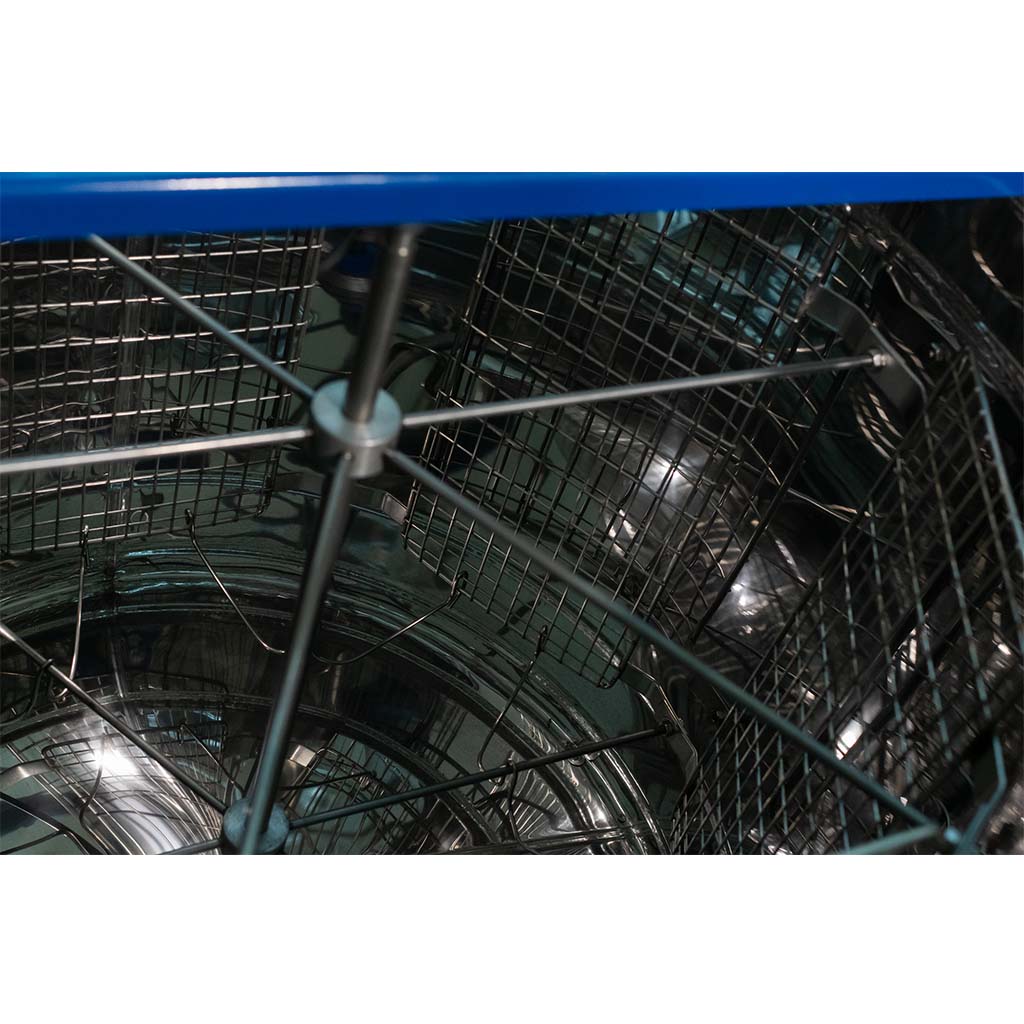 Honey Extractor 6-Cassette Tangential Manual Drive APIMAX