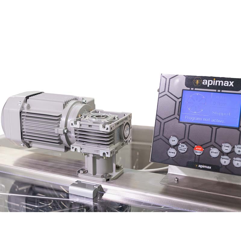 Honey Extractor 10-Cassette Electric Drive 220V INVERTER FULL INOX APIMAX
