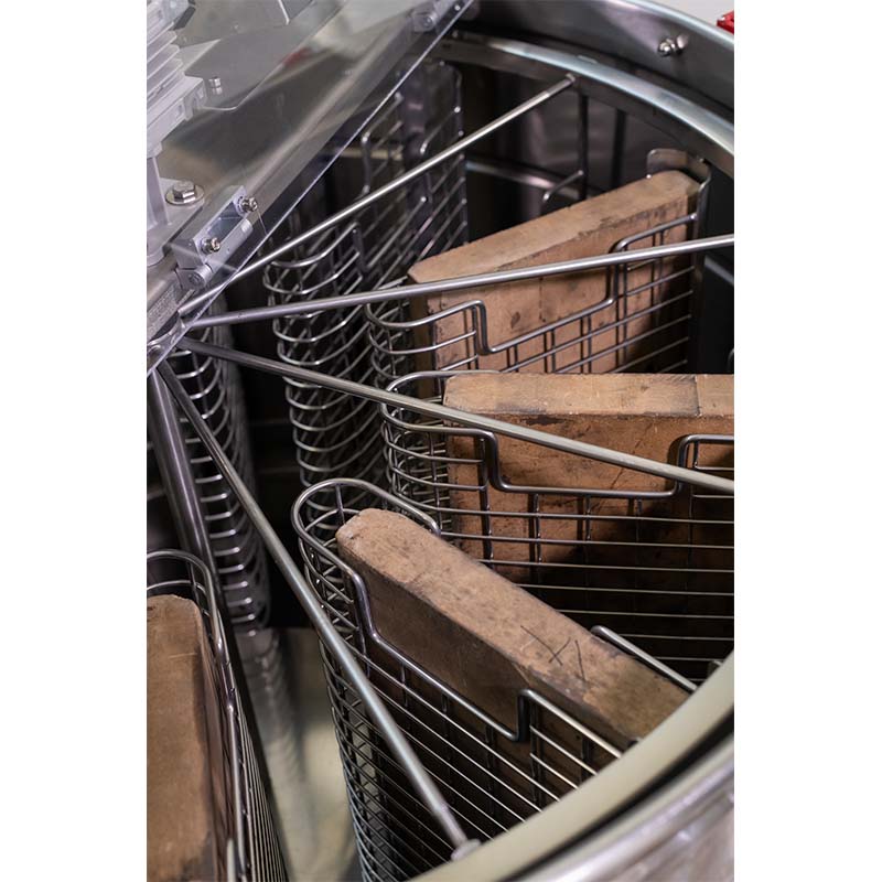 Honey Extractor 10-Cassette Electric Drive 220V INVERTER FULL INOX APIMAX