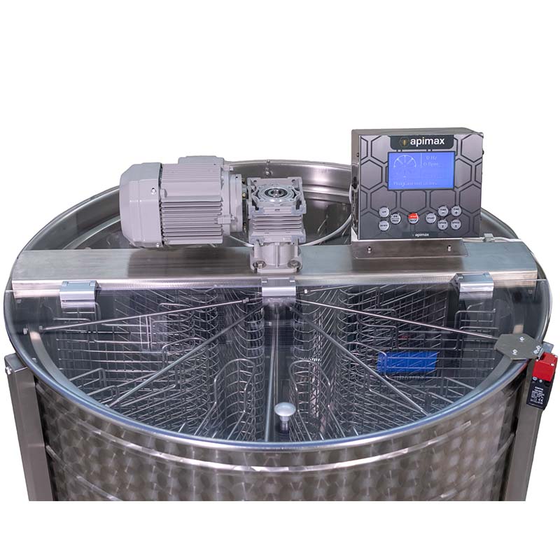 Honey Extractor 10-Cassette Electric Drive 220V INVERTER FULL INOX APIMAX