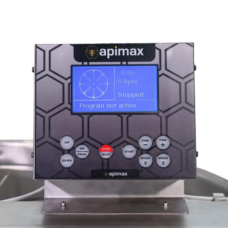 Honey Extractor 10-Cassette Electric Drive 220V INVERTER FULL INOX APIMAX