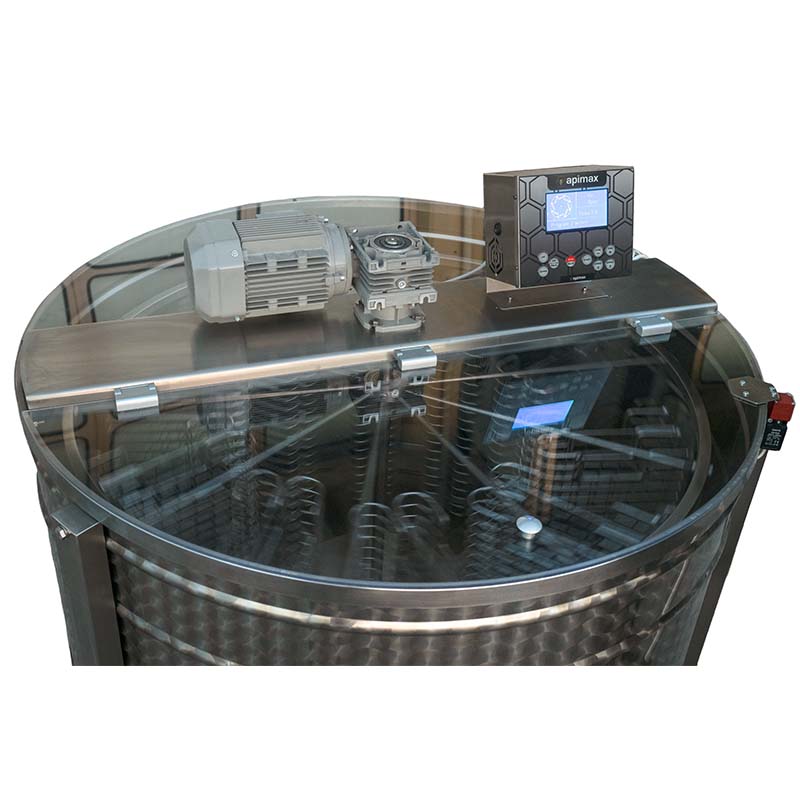 Honey Extractor 20-Cassette Electric Drive 220V INVERTER FULL INOX APIMAX